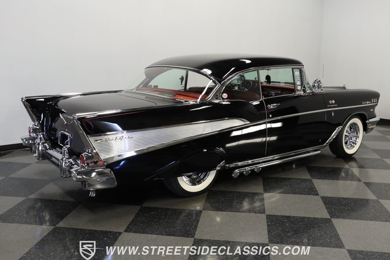 Chevrolet-Bel-air-1957-Onyx-Black-Dark-Red-23