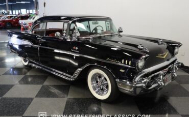 Chevrolet-Bel-air-1957-Onyx-Black-Dark-Red-25