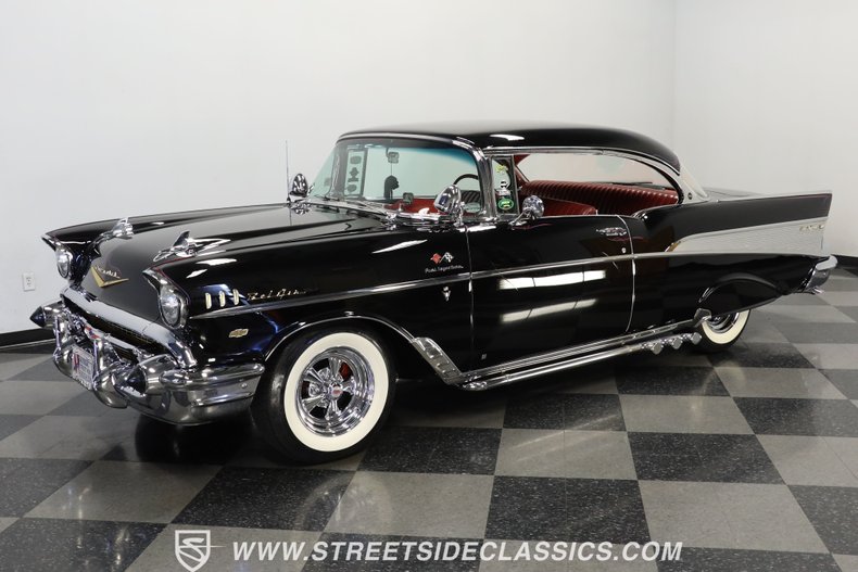 Chevrolet-Bel-air-1957-Onyx-Black-Dark-Red-3