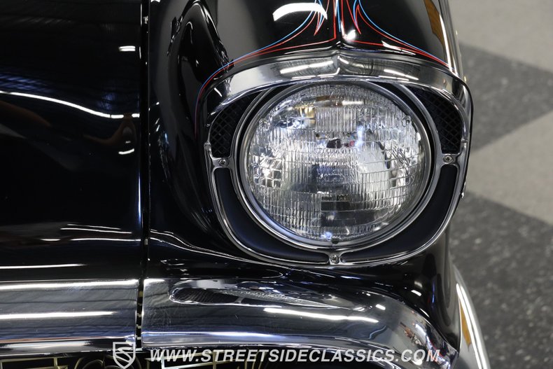 Chevrolet-Bel-air-1957-Onyx-Black-Dark-Red-31