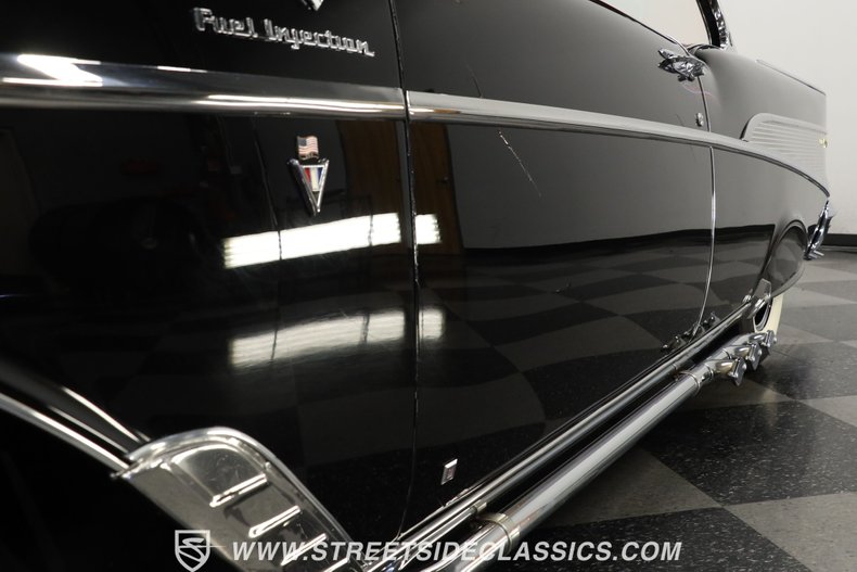 Chevrolet-Bel-air-1957-Onyx-Black-Dark-Red-33