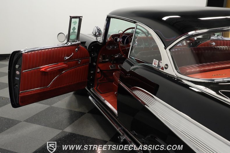Chevrolet-Bel-air-1957-Onyx-Black-Dark-Red-44