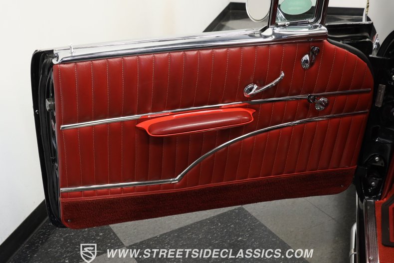 Chevrolet-Bel-air-1957-Onyx-Black-Dark-Red-45