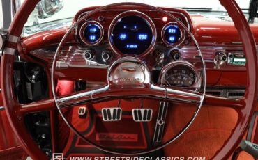 Chevrolet-Bel-air-1957-Onyx-Black-Dark-Red-47