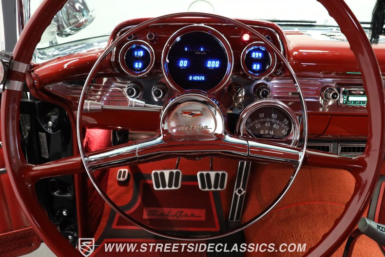 Chevrolet-Bel-air-1957-Onyx-Black-Dark-Red-47