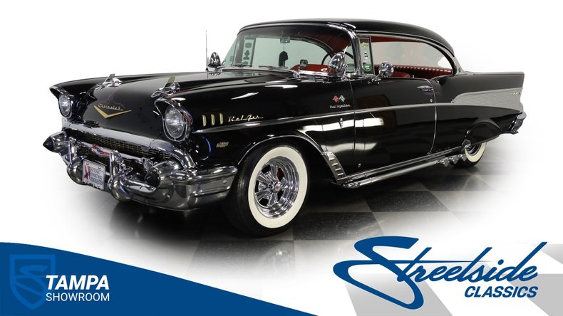 Chevrolet-Bel-air-1957-Onyx-Black-Dark-Red-48