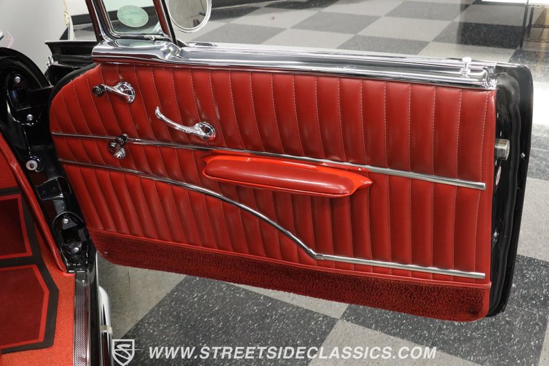 Chevrolet-Bel-air-1957-Onyx-Black-Dark-Red-49
