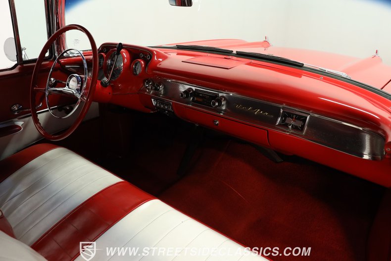 Chevrolet-Bel-air-1957-Red-Red-46