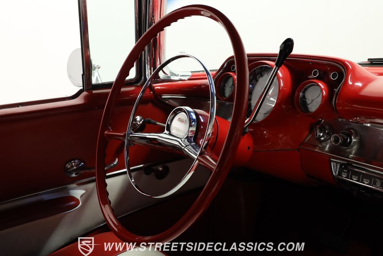 Chevrolet-Bel-air-1957-Red-Red-47