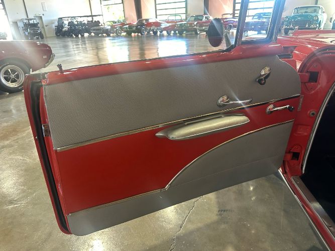 Chevrolet-Bel-air-1957-Red-Red-vinyl-23