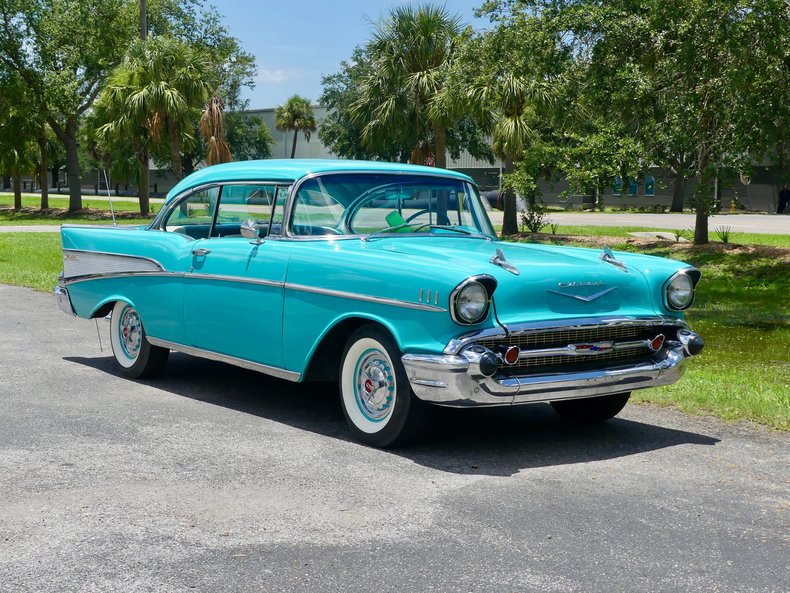 Chevrolet-Bel-air-1957-Turquoise-White-36