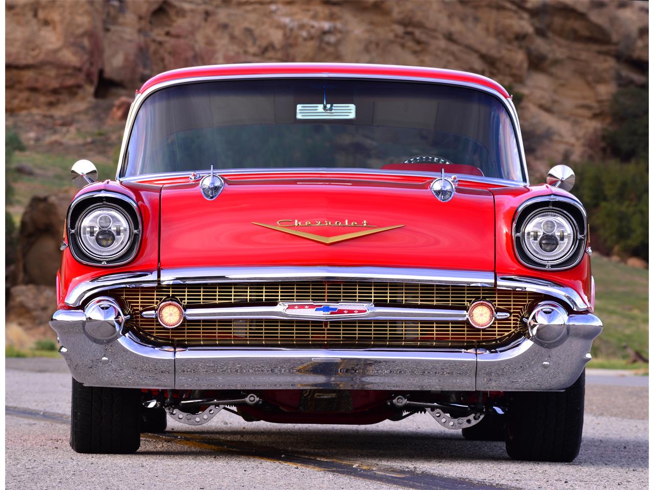 Chevrolet-Bel-air-1957-Viper-Red-Beige-18