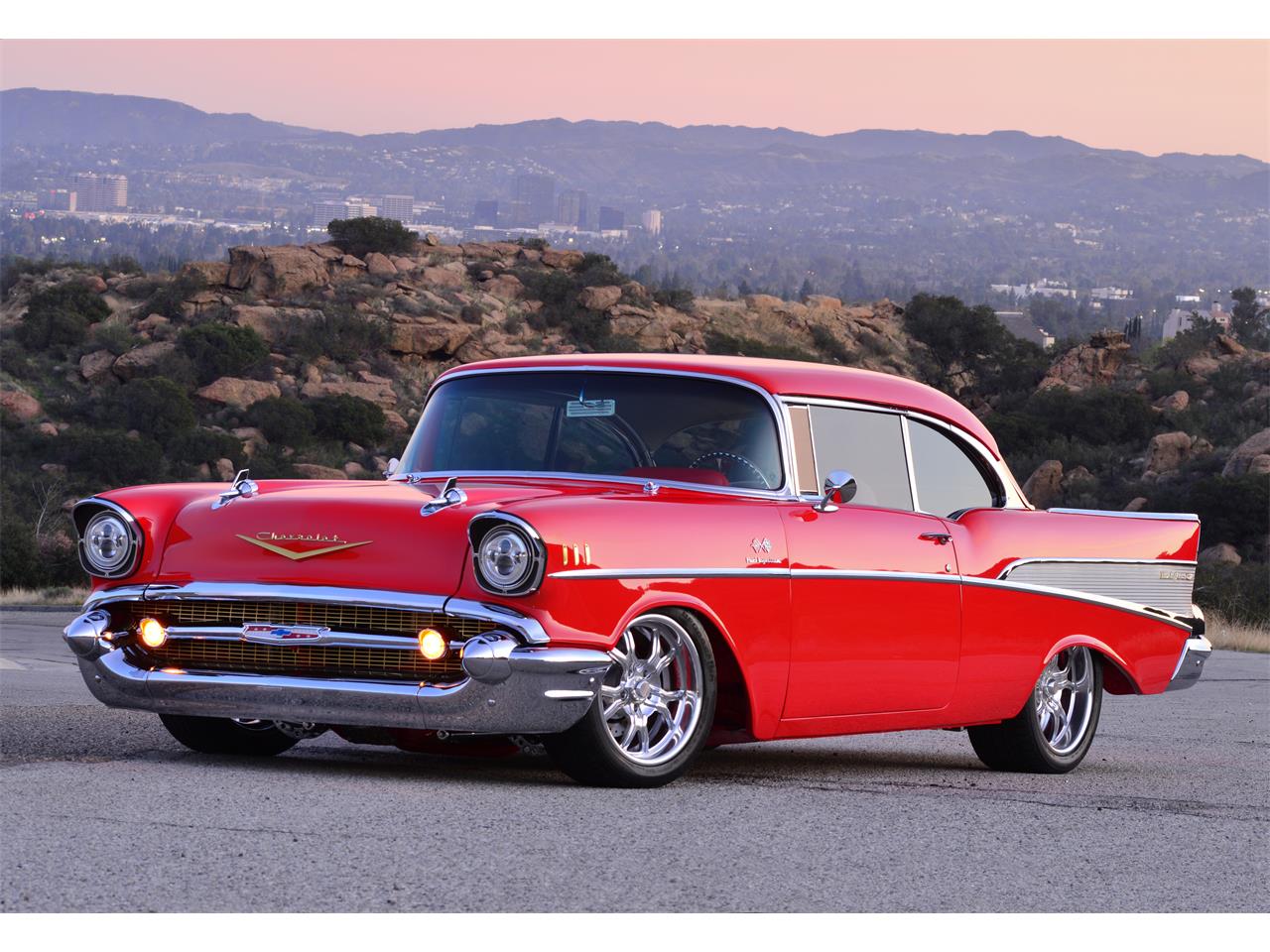 Chevrolet-Bel-air-1957-Viper-Red-Beige-35