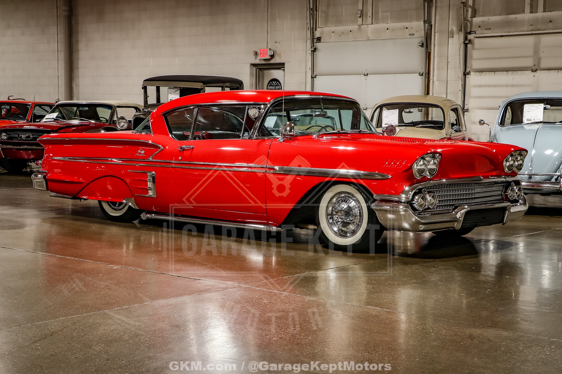 Chevrolet-Bel-air-1958-Red-Red