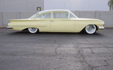 Chevrolet-Bel-air-1960-Yellow-White