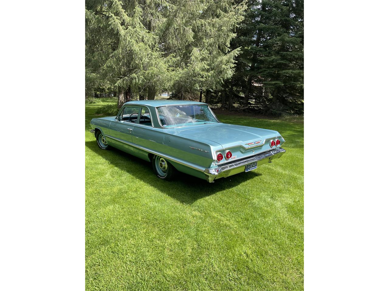 Chevrolet-Bel-air-1963-Turquoise-Turquoise-12