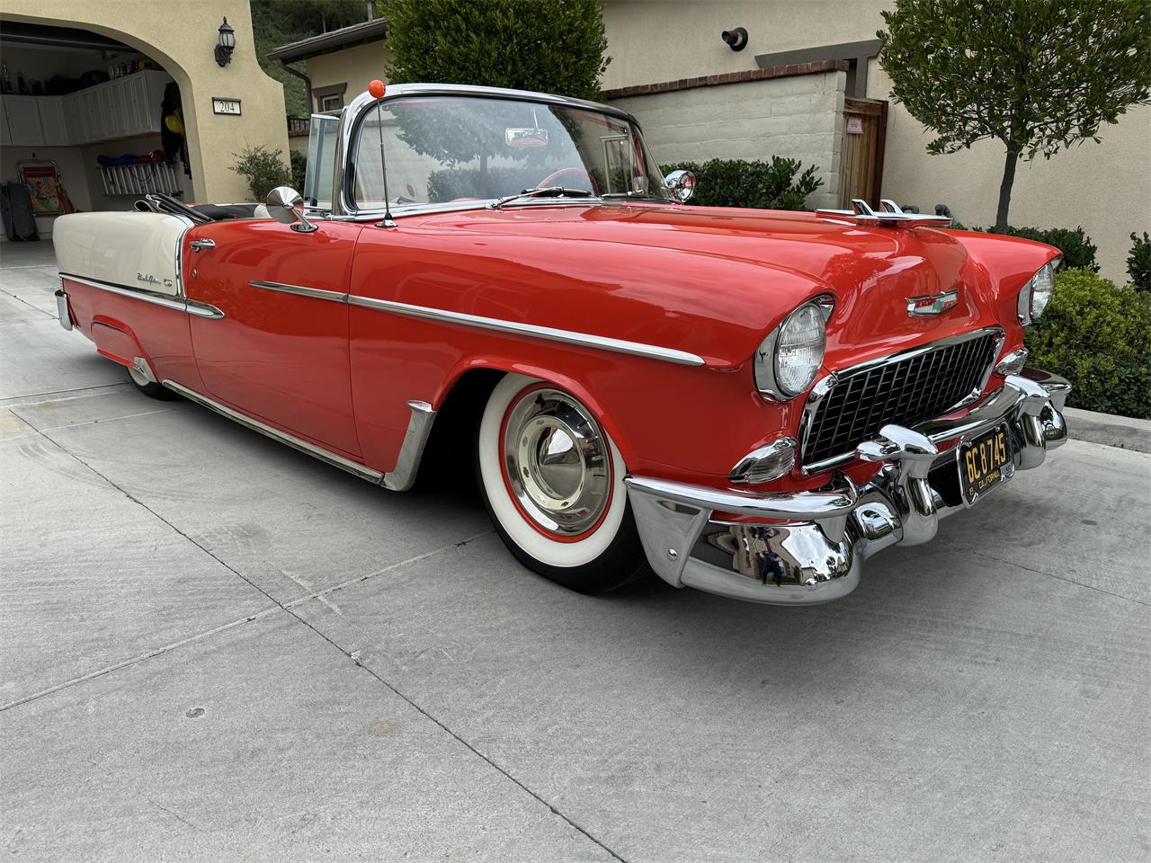 Chevrolet-Bel-air-convertible-1955-Gypsy-redbeige-Red-and-beige-13