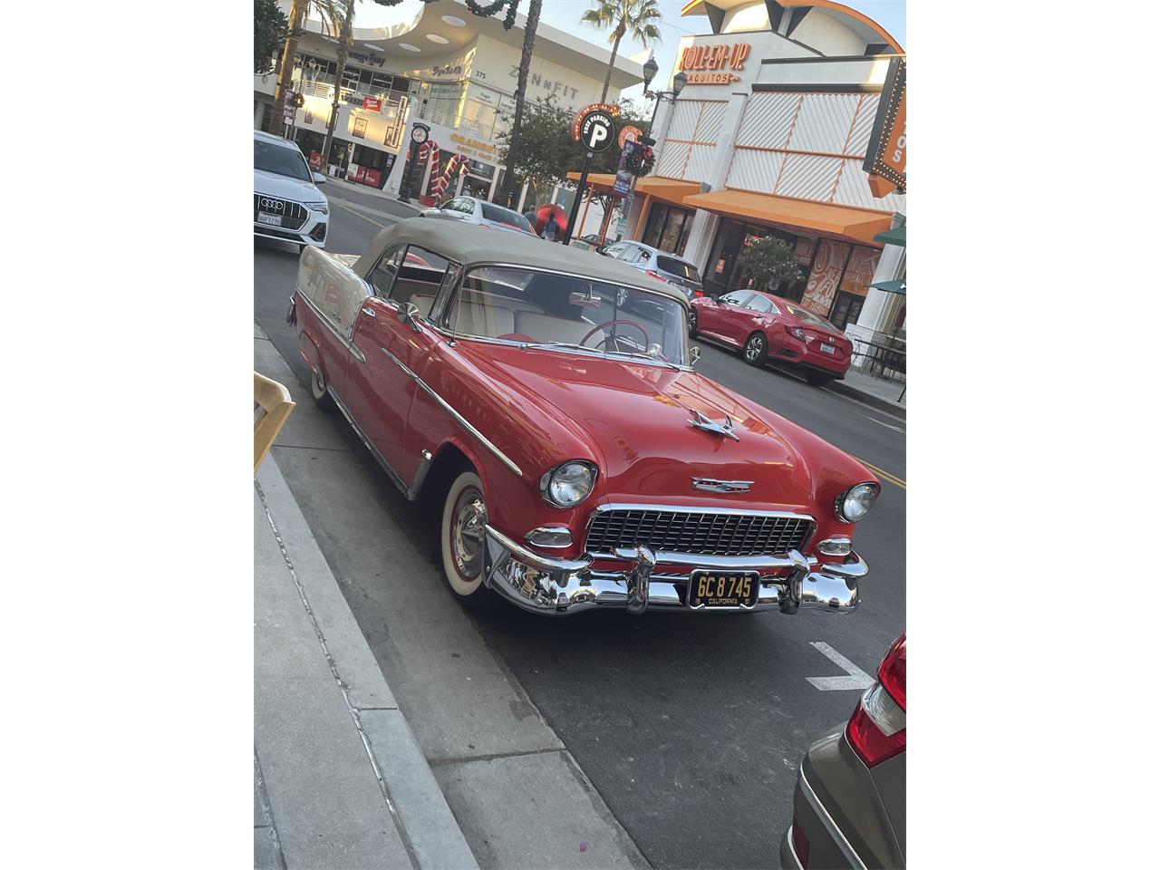 Chevrolet-Bel-air-convertible-1955-Gypsy-redbeige-Red-and-beige-17