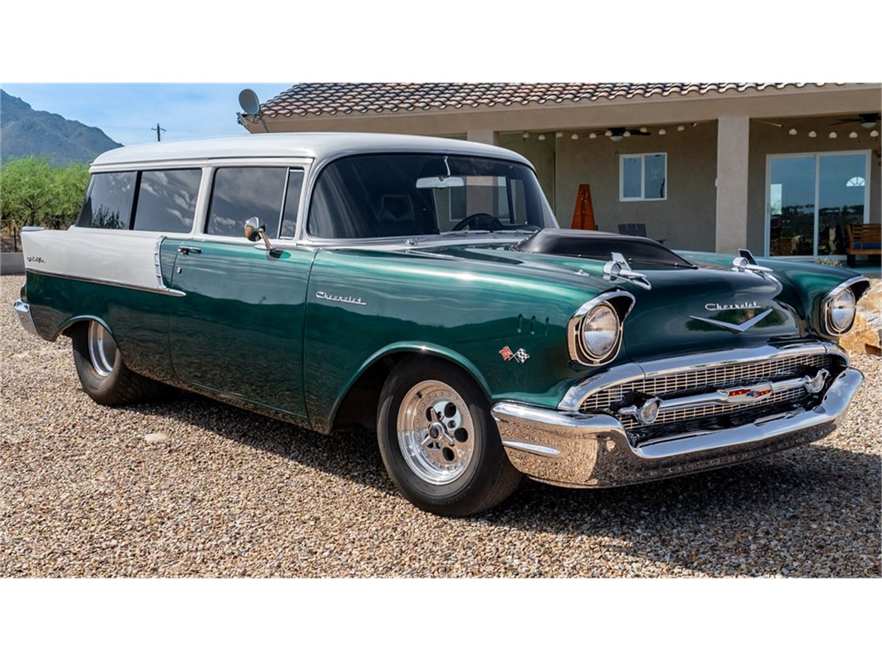 Chevrolet-Bel-air-wagon-1957-Hunter-Green-White-Black-11