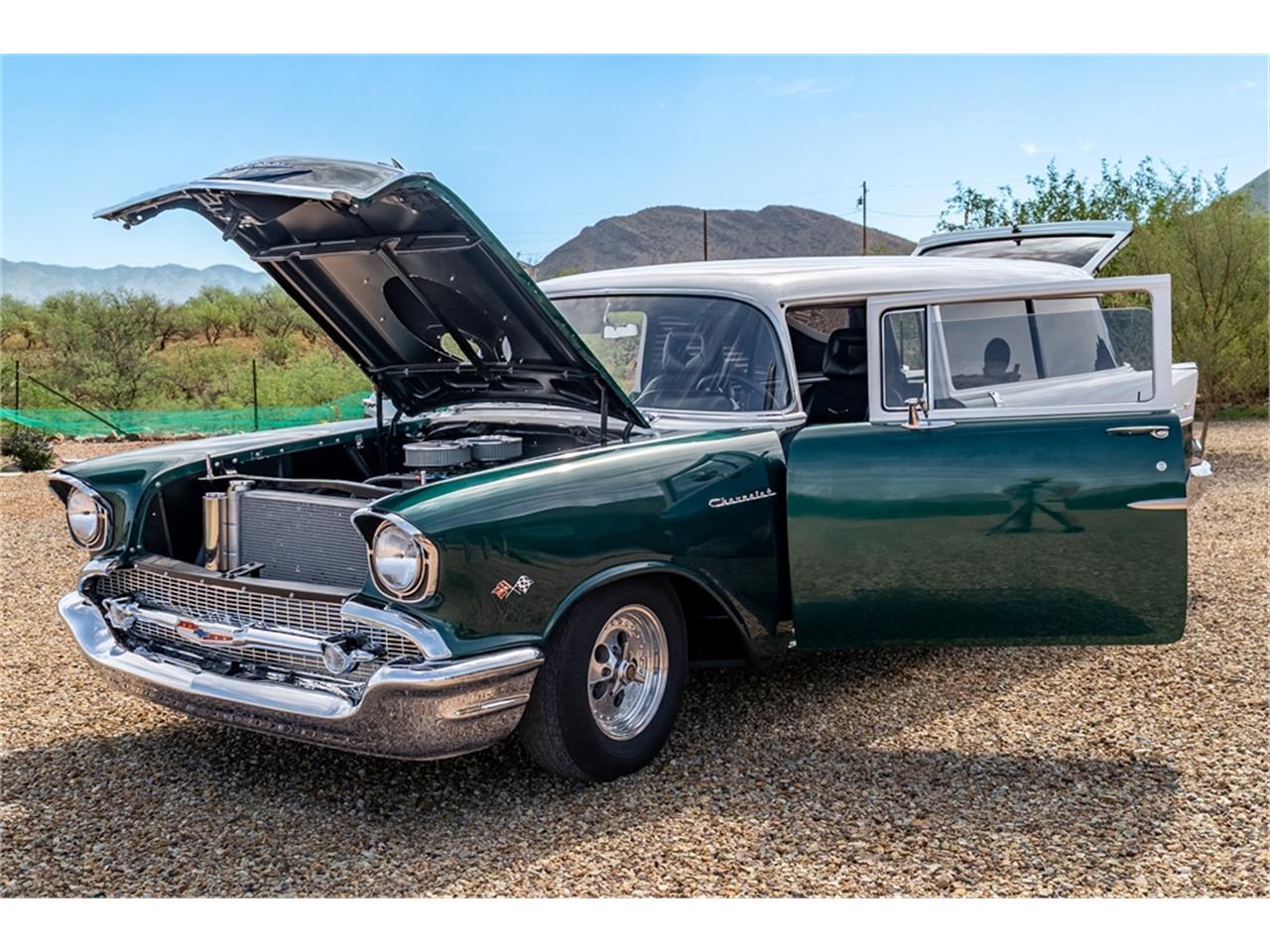 Chevrolet-Bel-air-wagon-1957-Hunter-Green-White-Black-3