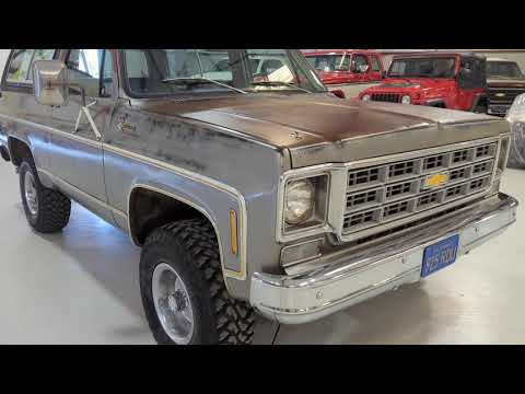 Chevrolet-Blazer-1977-Silver-Red-1