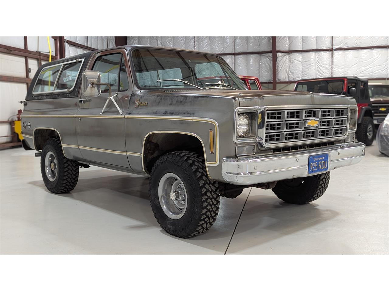 Chevrolet-Blazer-1977-Silver-Red-13