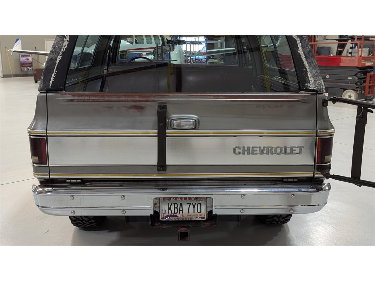 Chevrolet-Blazer-1977-Silver-Red-19