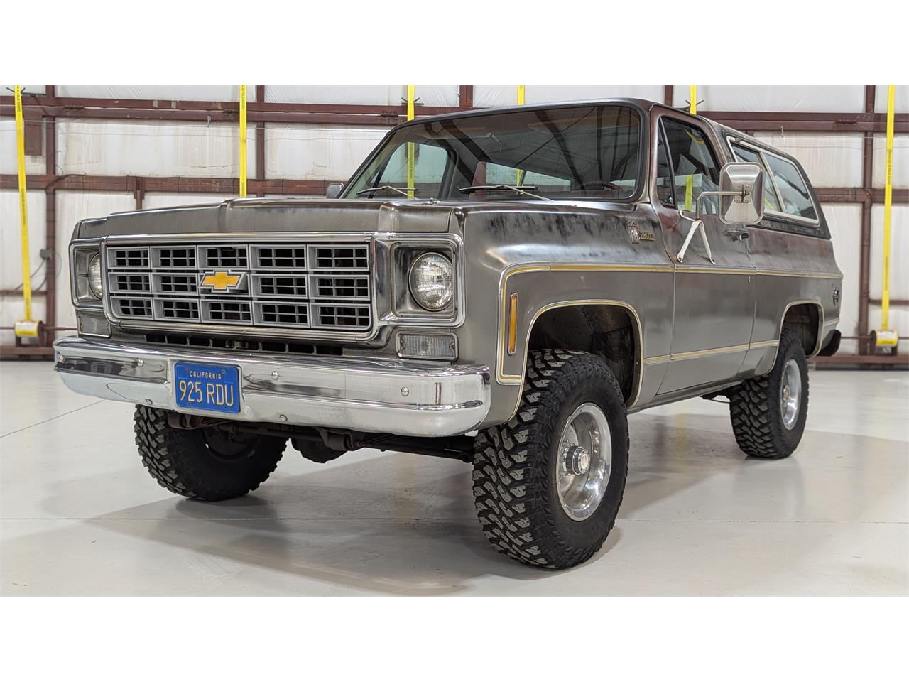 Chevrolet-Blazer-1977-Silver-Red-4