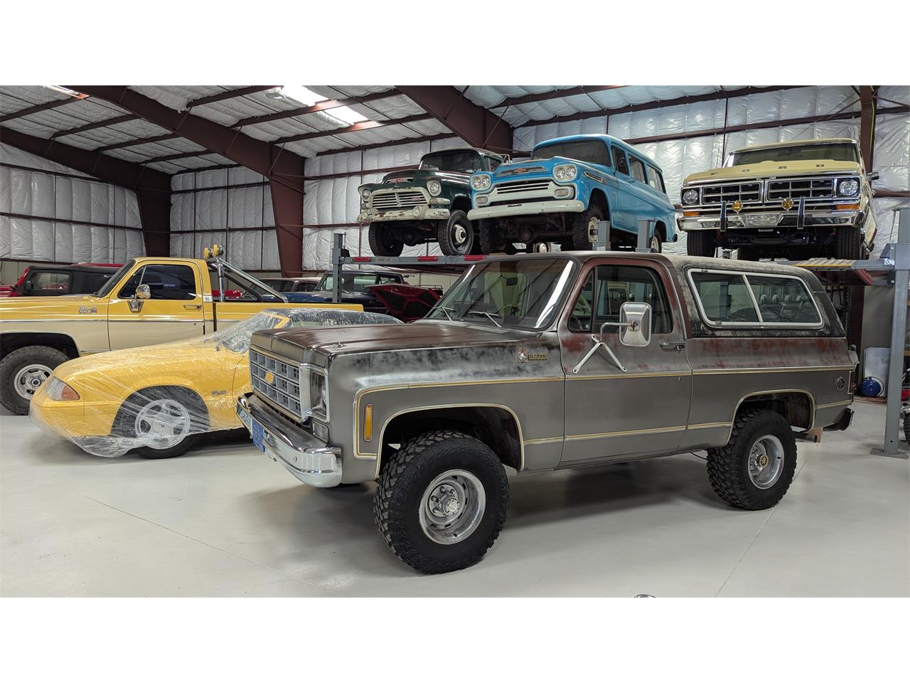 Chevrolet-Blazer-1977-Silver-Red-50