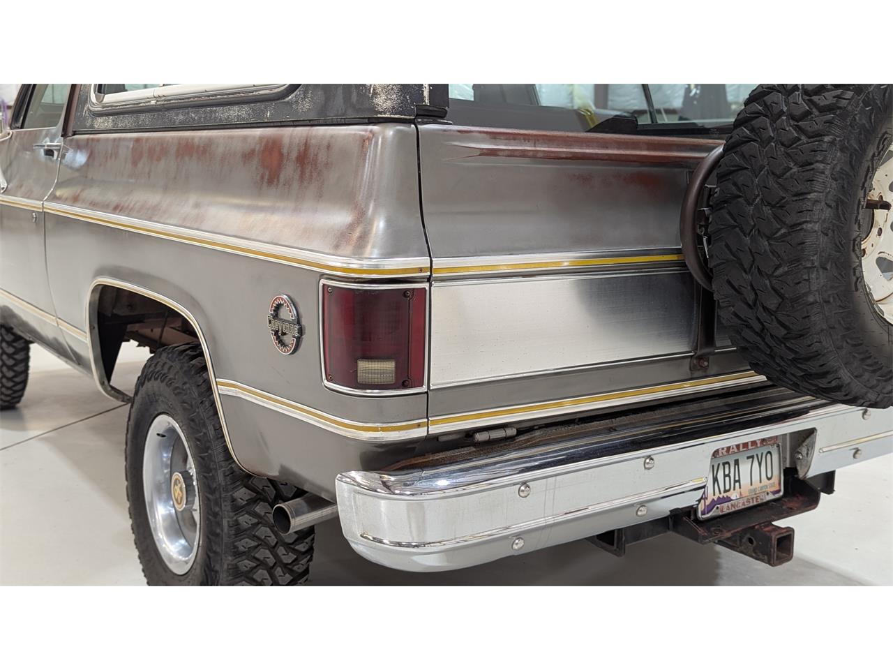Chevrolet-Blazer-1977-Silver-Red-9
