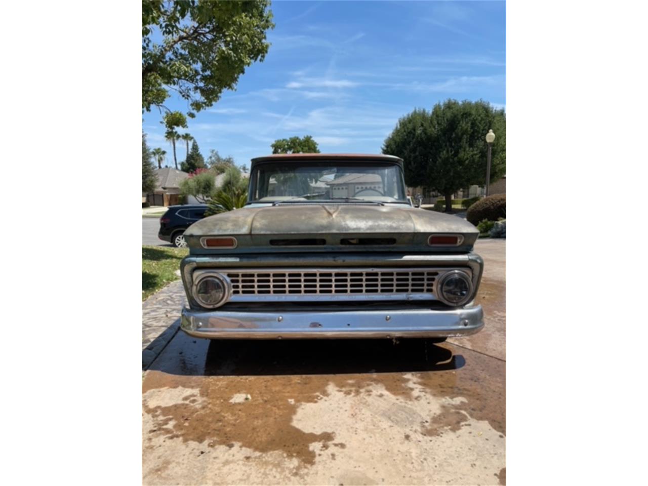 Chevrolet-C10-1963-Patina-Green-Cream-5