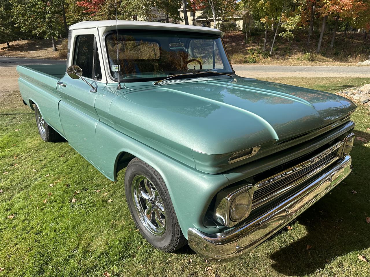 Chevrolet-C10-1964-Green-Green-1
