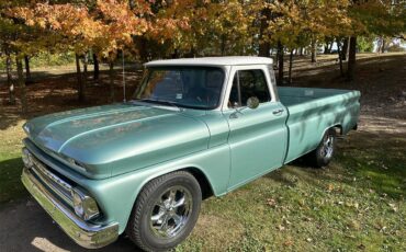 Chevrolet-C10-1964-Green-Green-75