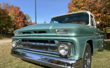 Chevrolet-C10-1964-Green-Green-76