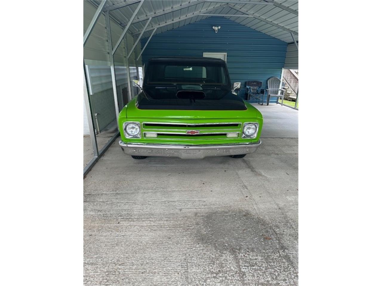 Chevrolet-C10-1967-Green-amp-Dark-Grey-Black-1
