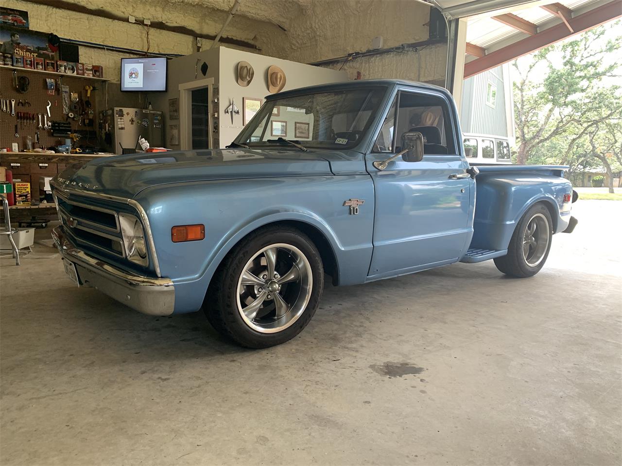 Chevrolet-C10-1968-Blue-Blue