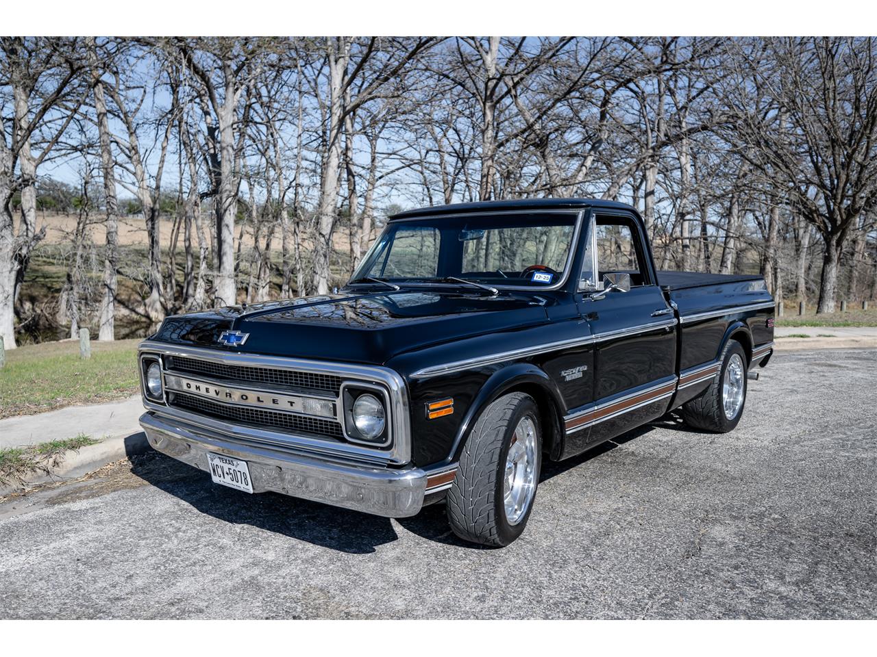 Chevrolet-C10-1969-Black-Black-19