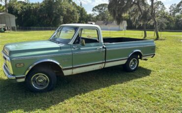 Chevrolet-C10-1969-GreenWhite-Black-2