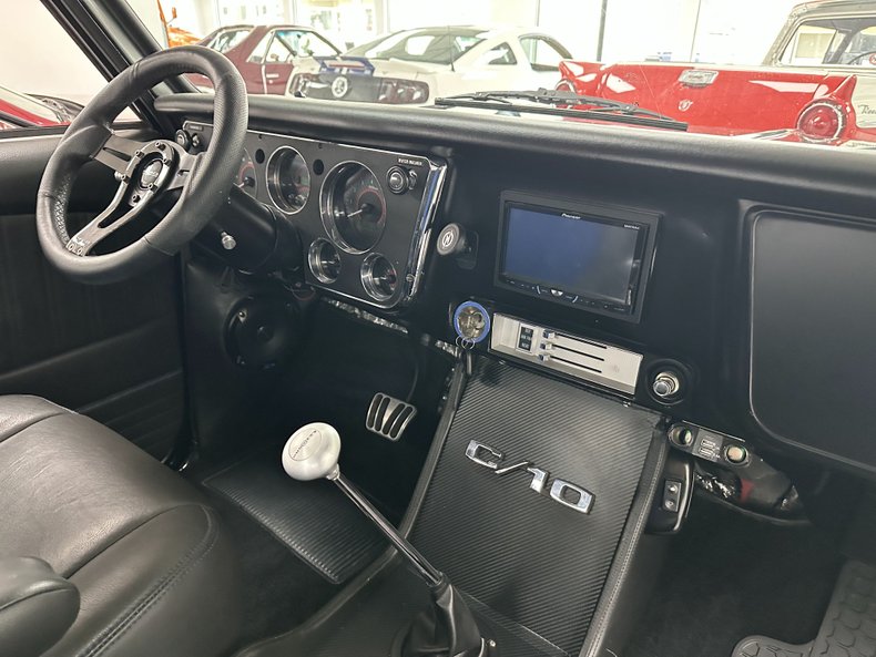 Chevrolet-C10-1970-Grey-Black-Blue-Recaro-23