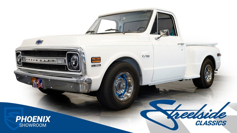 Chevrolet-C10-1970-White-Blue-25