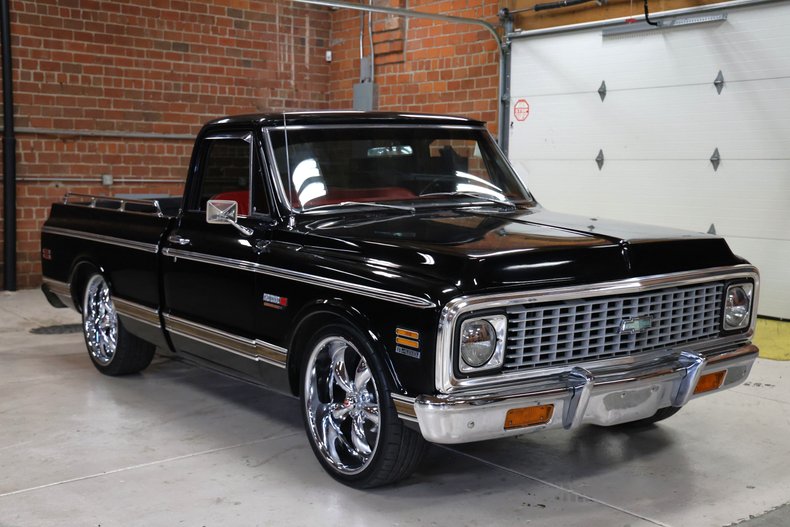 Chevrolet-C10-1971-Black-Black-9