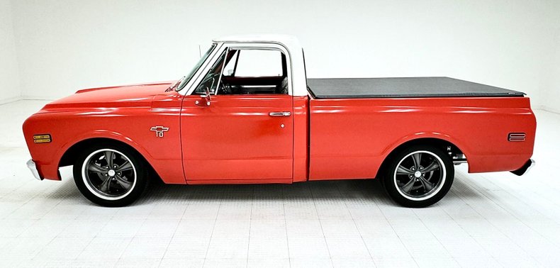 Chevrolet-C10-1972-Bright-Red-Black-1
