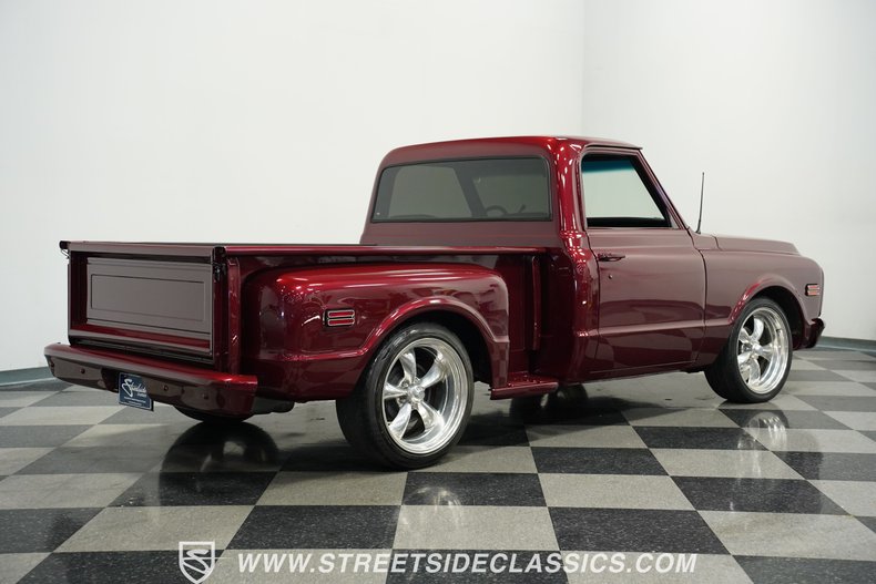 Chevrolet-C10-1972-Maroon-Black-12