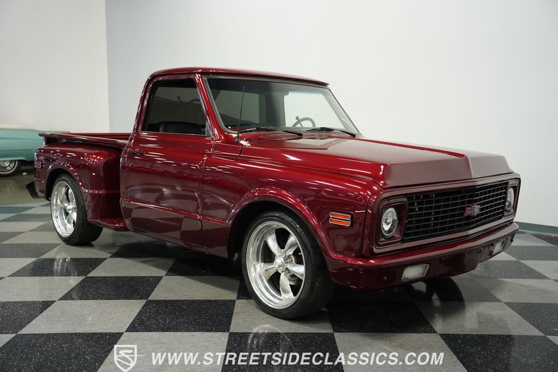 Chevrolet-C10-1972-Maroon-Black-14