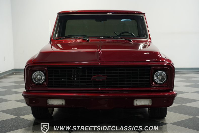 Chevrolet-C10-1972-Maroon-Black-15