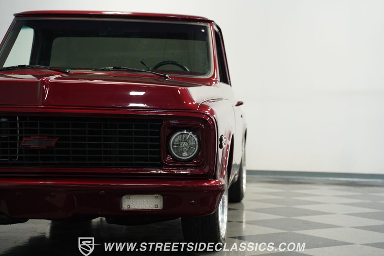 Chevrolet-C10-1972-Maroon-Black-17