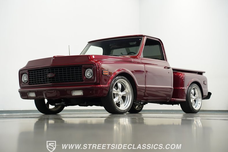 Chevrolet-C10-1972-Maroon-Black-18