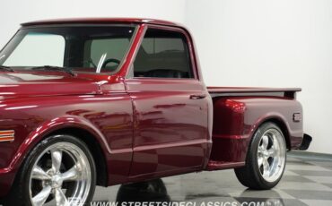 Chevrolet-C10-1972-Maroon-Black-19