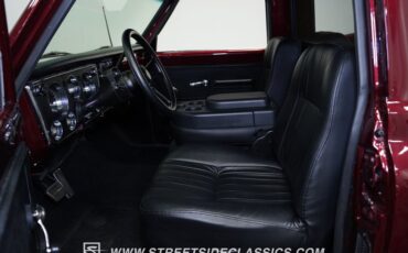 Chevrolet-C10-1972-Maroon-Black-34