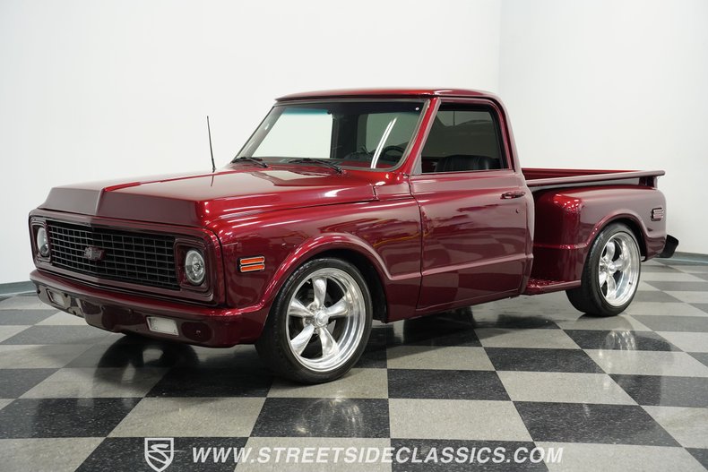 Chevrolet-C10-1972-Maroon-Black-5